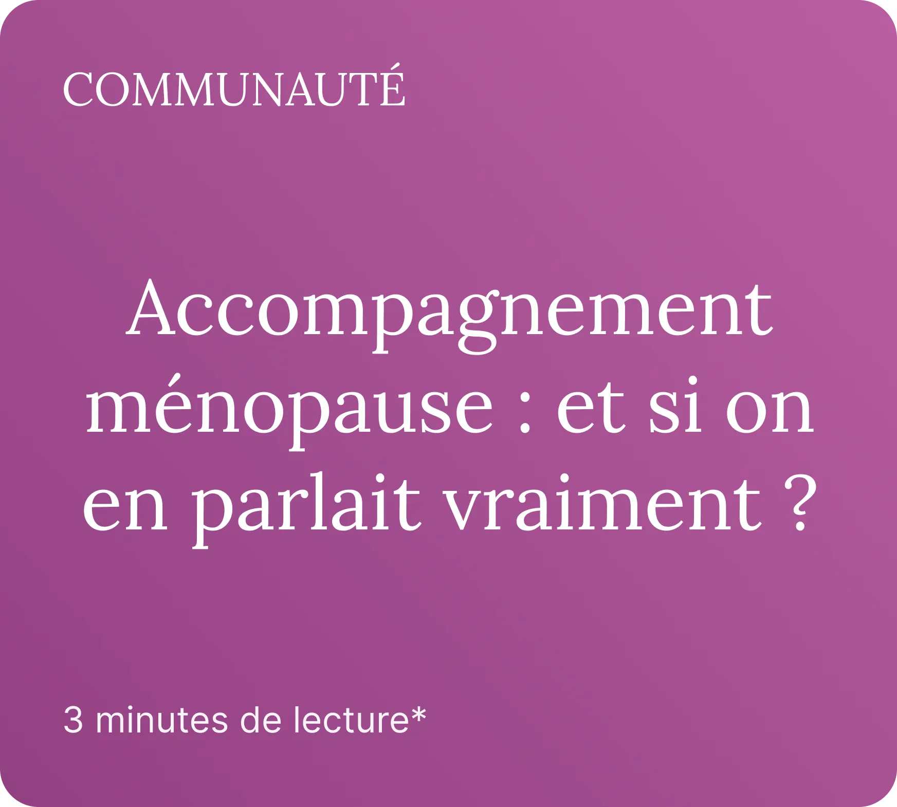 Fiche Communauté Olyvia
