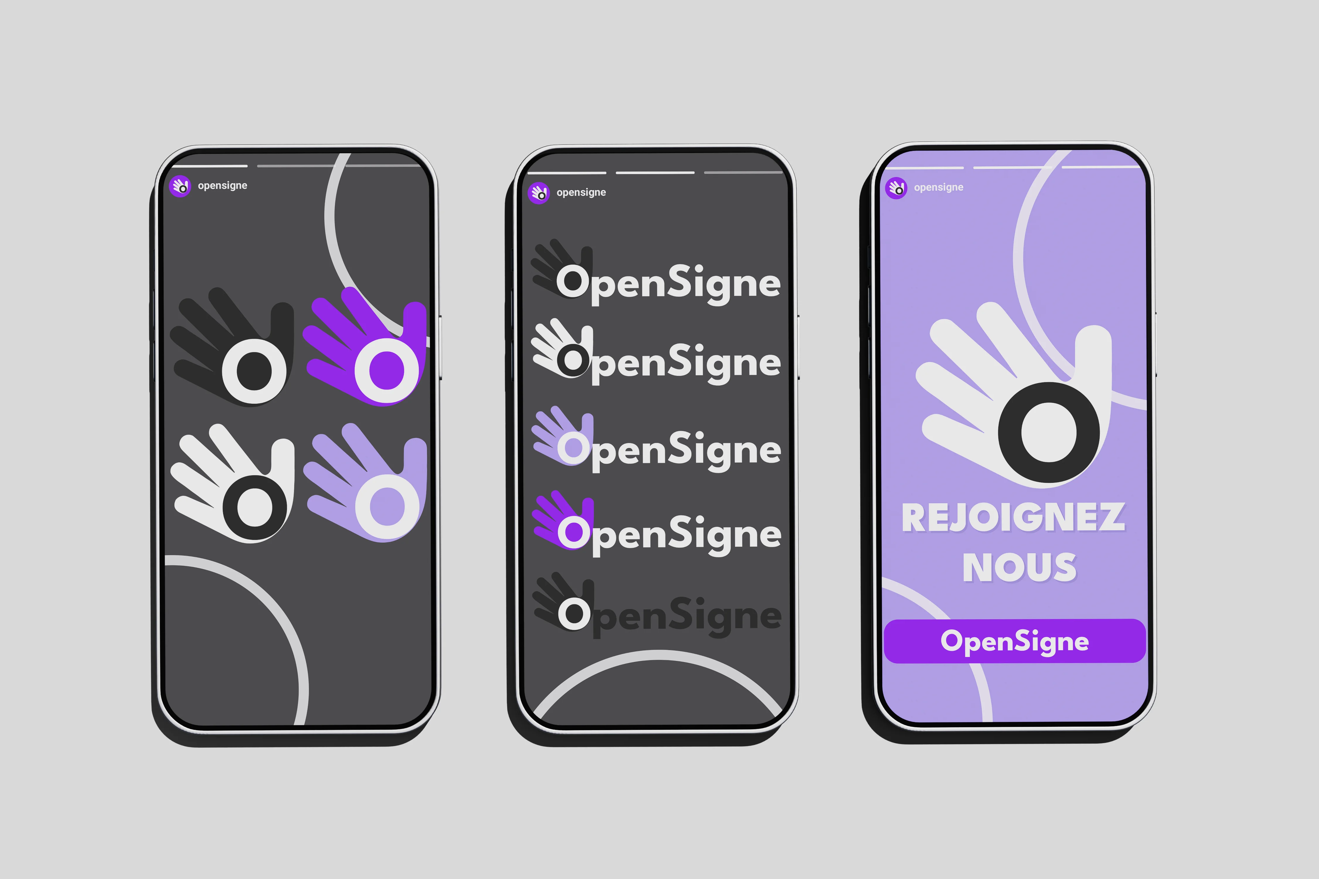 Mockups stories Instagram OpenSigne
